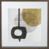 Fotolijst Leiden MDF walnootbruin - 30x30 cm