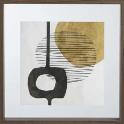 Fotolijst Leiden MDF walnootbruin - 30x30 cm