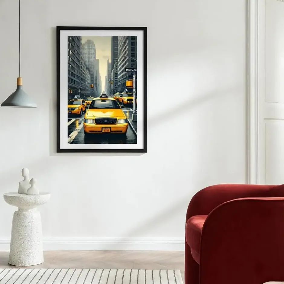 Fotolijst Poster Formaat 61x91,5 cm - MDF Hout - Zwart
