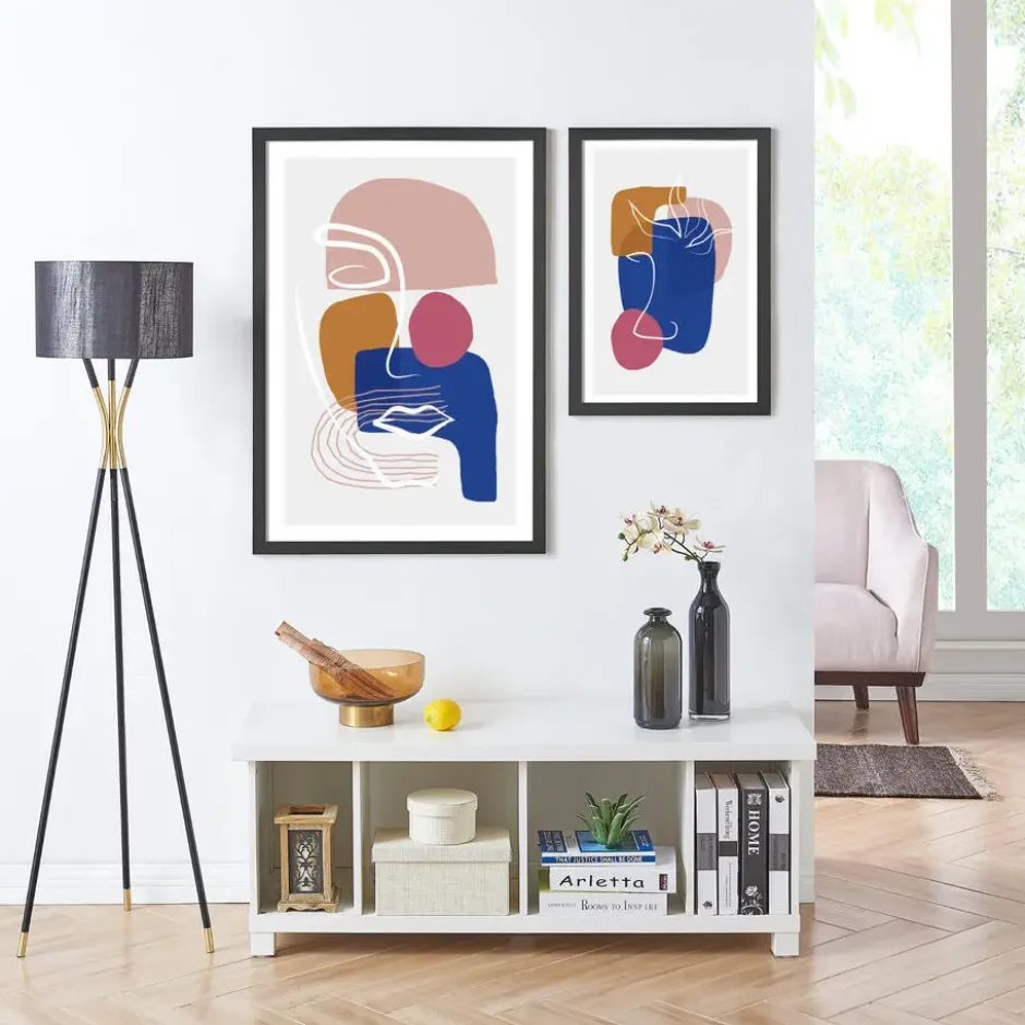 Fotolijst 60x80 cm - Fotokader in MDF Hout - Zwart