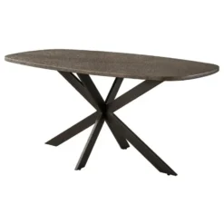Fraaai - Alfa eettafel Deens ovaal 180 cm - brons