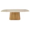 Fraaai - Dexter eettafel Deens ovaal 215 cm keramiek - beige