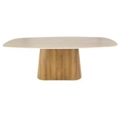 Fraaai - Dexter eettafel Deens ovaal 215 cm keramiek - beige