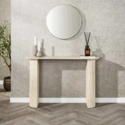 Fraaai - Dexter sidetable - 120 cm - travertin look