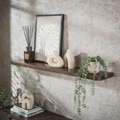 Fraaai - Marino wandplank - 120 cm - acaciahout - bruin