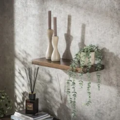 Fraaai - Marino wandplank - 60 cm - acaciahout - bruin