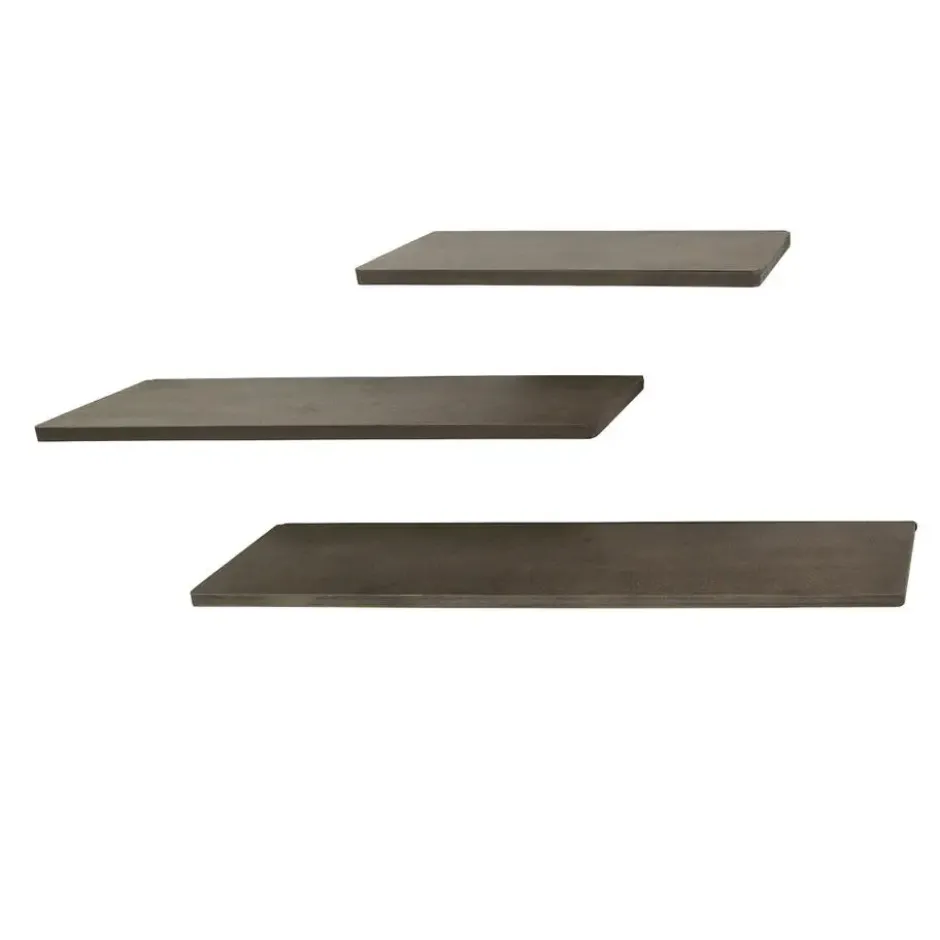 Fraaai - Nowi wandschap set van 3 - brons antiek