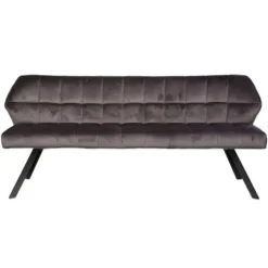 Fraaai - Ramon eetkamerbank 180 cm velvet antraciet