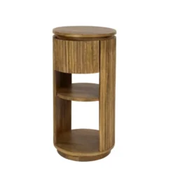 Fraaai - Sedona nachtkastje rond XS - mangohout