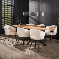 Fraaai - Tyler eetkamertafel 180 cm - naturel