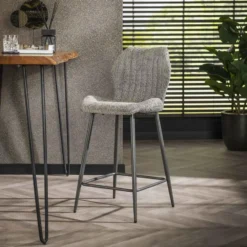 Fraaai - Varadero barstoel boucle - grijs