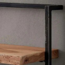 Fraaai - Woody metaal wandplank 100 cm