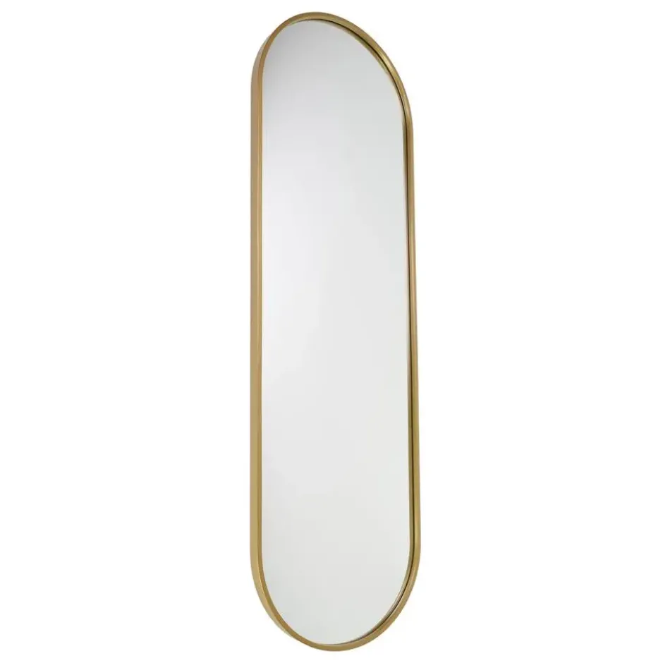 Fragix Boston Passpiegel Ovaal - Goud - Metaal - 130x40