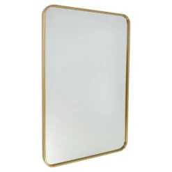 Fragix Boston Spiegel Rechthoekig - Goud - Metaal - 90x60