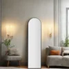 Fragix Ziva Staande passpiegel Boog 150x40 Zwart