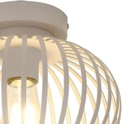 Freelight Plafondlamp Aglio - beige - 25x18 cm