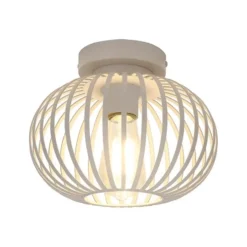 Freelight Plafondlamp Aglio - beige - 25x18 cm