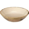 Fruitschaal/salade - serveer schaal - mango hout - D33 x H8 cm