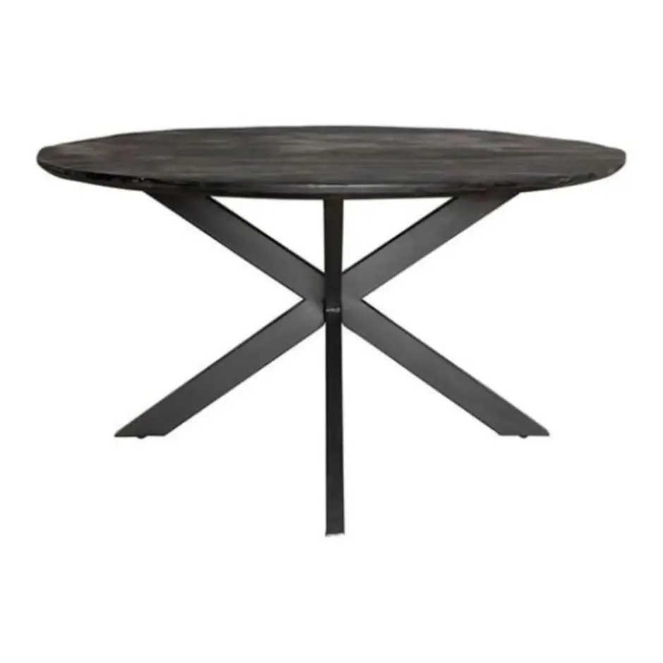 Furndea Eettafel Orianna rond - zwart 140cm