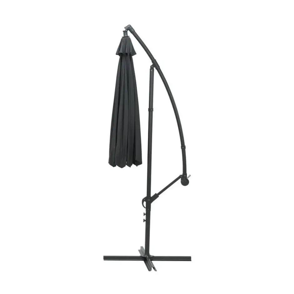 Garden Impressions Athene Zweefparasol Ø300 cm donker grijs