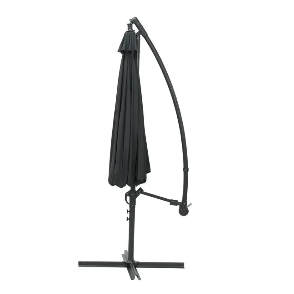 Garden Impressions Athene Zweefparasol Ø300 cm donker grijs
