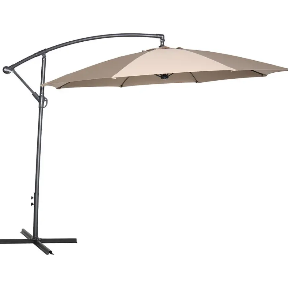 Garden Impressions Athene Zweefparasol Ø300 cm taupe