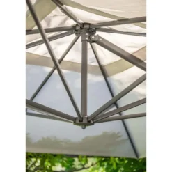 Garden Impressions Big Pole II zweefparasol 350x350 cm - royal sand