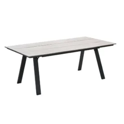 Garden Impressions Braga tuintafel 220 x 100 cm - donker grijs