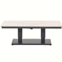 Garden Impressions Brugge verstelb. loungetafel 150x87 - donker grijs