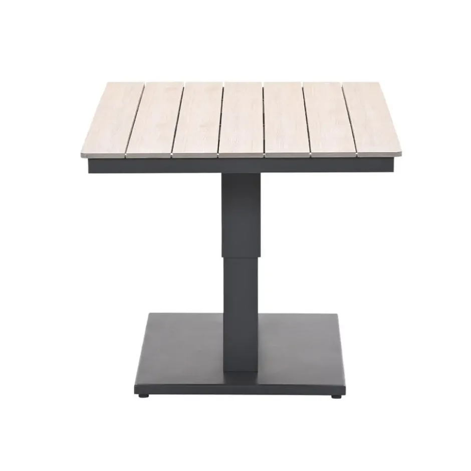 Garden Impressions Brugge verstelb. loungetafel 150x87 - donker grijs