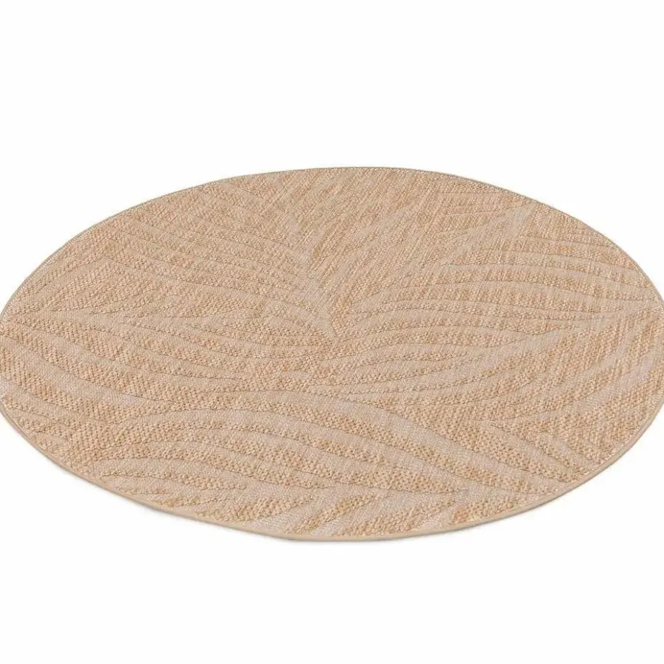 Garden Impressions Buitenkleed Ø160 cm - leaf sand