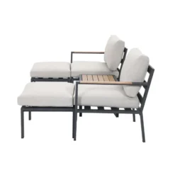 Garden Impressions Cinto balkon loungeset 5-delig - donker grijs