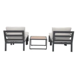 Garden Impressions Cinto balkon loungeset 5-delig - donker grijs