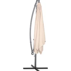 Garden Impressions Corfu zweefparasol 250x250 - taupe