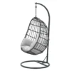 Garden Impressions Esmee hangstoel swing egg - donker grijs