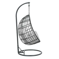 Garden Impressions Esmee hangstoel swing egg - donker grijs