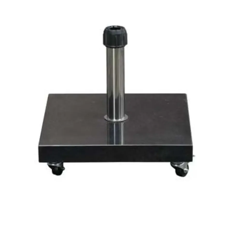 Garden Impressions Eureka granieten parasolvoet 40 kg - zwart