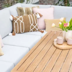 Garden Impressions Hannie lounge dining set 6-delig - light teak look