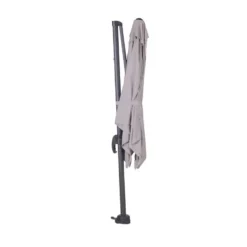 Garden Impressions Hawaii zweefparasol S 250x250 - d. grijs - zand