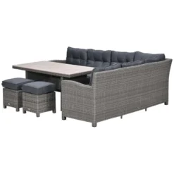 Garden Impressions Jaru lounge dining set 5-delig rechts - vironwood