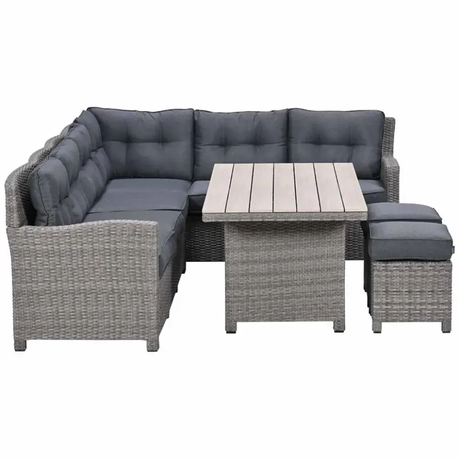 Garden Impressions Jaru lounge dining set 5-delig rechts - vironwood