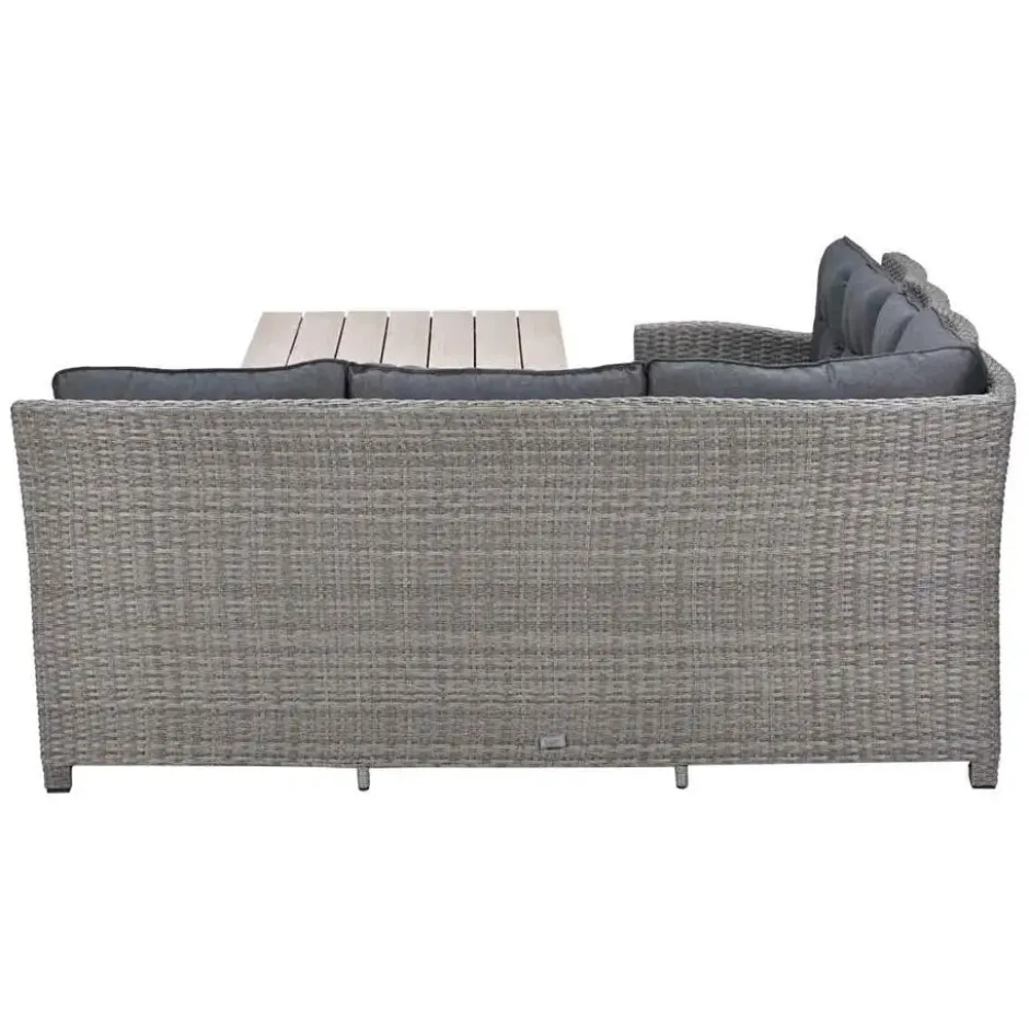 Garden Impressions Jaru lounge dining set 5-delig rechts - vironwood