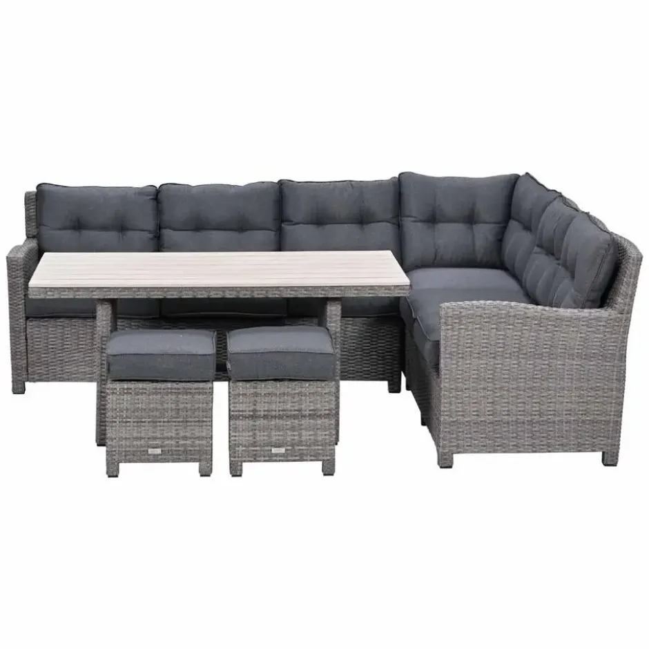 Garden Impressions Jaru lounge dining set 5-delig rechts - vironwood