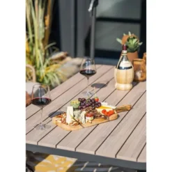 Garden Impressions Kalibo lounge dining set 4-delig - donker grijs