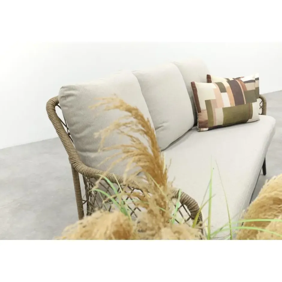 Garden Impressions Kalibo lounge dining set 4-delig - donker grijs