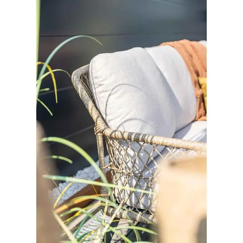 Garden Impressions Kalibo lounge dining set 4-delig - donker grijs