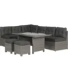 Garden Impressions Lapa lounge dining set 5-delig - grijs