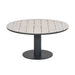 Garden Impressions Leona tuintafel Ø150 cm - donker grijs