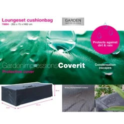 Garden Impressions Loungeset kussentas 200x75xH60 cm