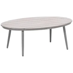 Garden Impressions Lucas bijzettafel ovaal 120 x 75 x 45 cm - taupe